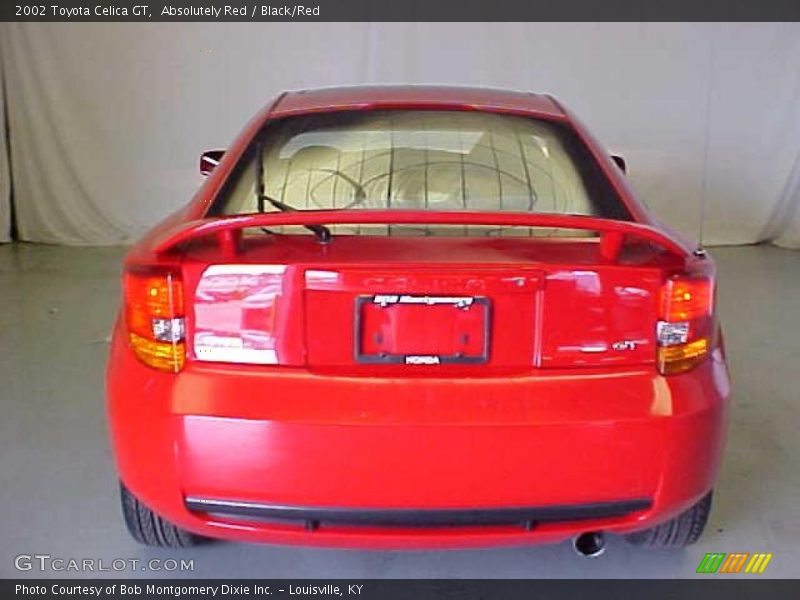 Absolutely Red / Black/Red 2002 Toyota Celica GT