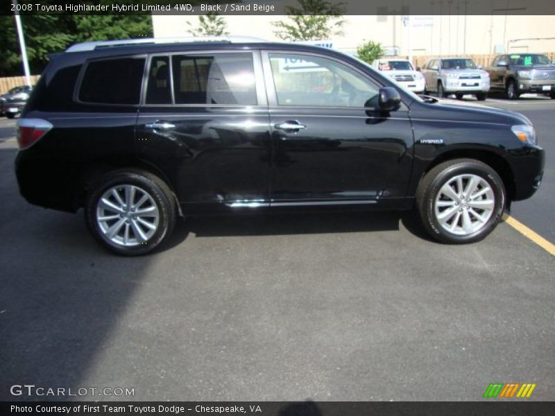 Black / Sand Beige 2008 Toyota Highlander Hybrid Limited 4WD