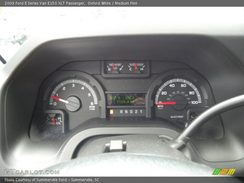 Oxford White / Medium Flint 2009 Ford E Series Van E150 XLT Passenger