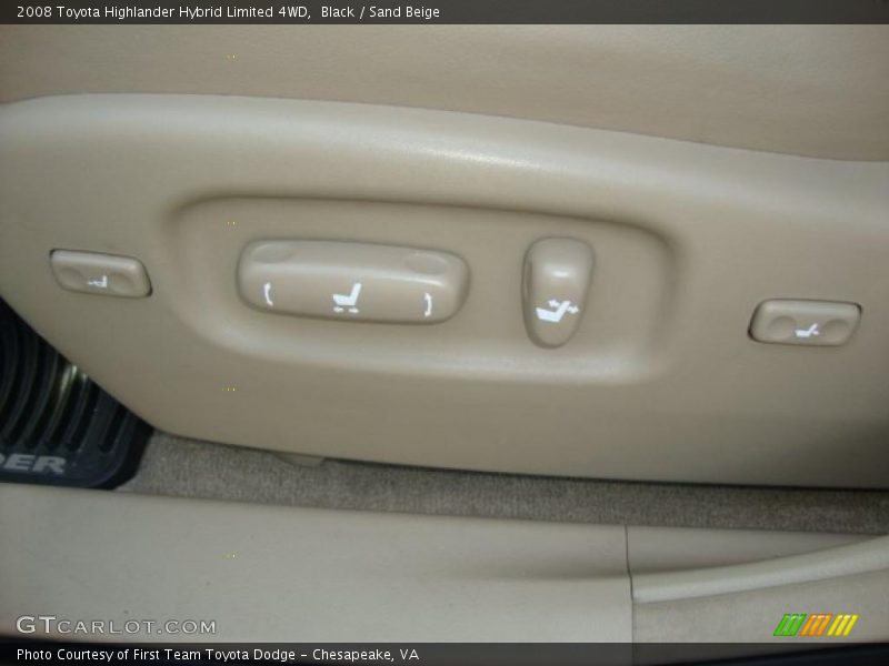 Black / Sand Beige 2008 Toyota Highlander Hybrid Limited 4WD