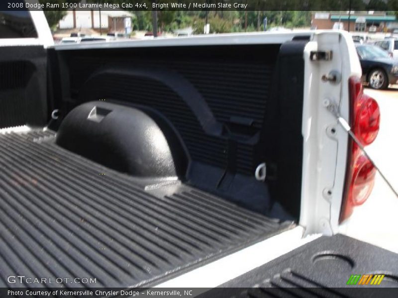 Bright White / Medium Slate Gray 2008 Dodge Ram 1500 Laramie Mega Cab 4x4
