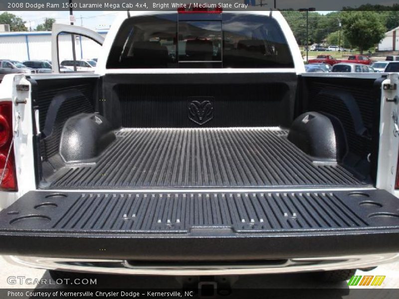 Bright White / Medium Slate Gray 2008 Dodge Ram 1500 Laramie Mega Cab 4x4