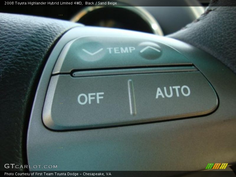 Black / Sand Beige 2008 Toyota Highlander Hybrid Limited 4WD