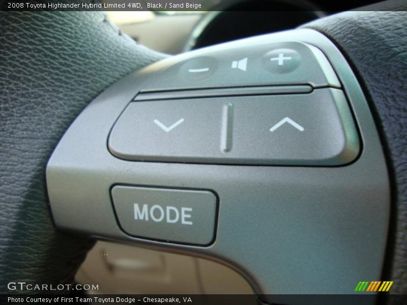 Black / Sand Beige 2008 Toyota Highlander Hybrid Limited 4WD