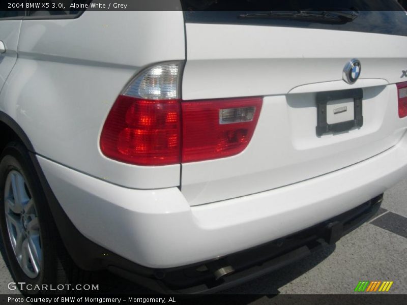 Alpine White / Grey 2004 BMW X5 3.0i
