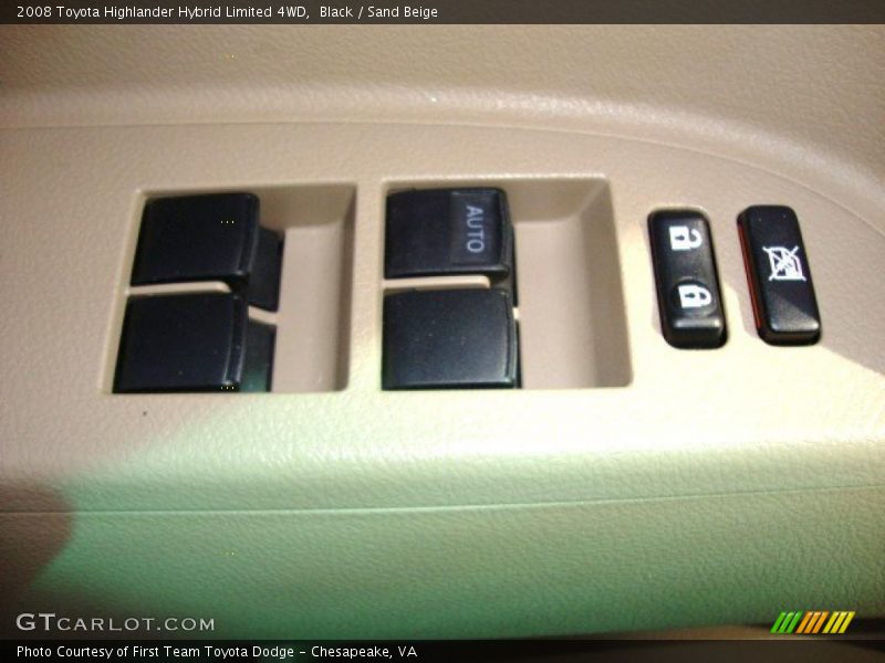 Black / Sand Beige 2008 Toyota Highlander Hybrid Limited 4WD