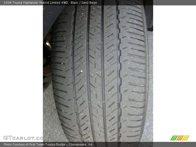 Black / Sand Beige 2008 Toyota Highlander Hybrid Limited 4WD