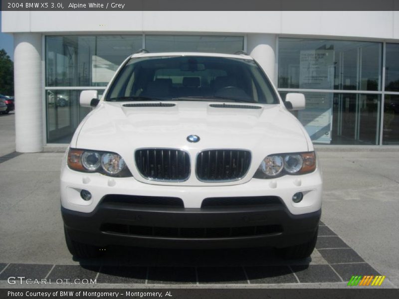 Alpine White / Grey 2004 BMW X5 3.0i