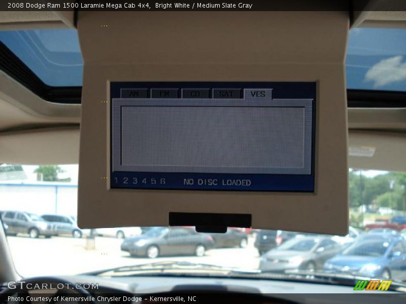 Bright White / Medium Slate Gray 2008 Dodge Ram 1500 Laramie Mega Cab 4x4