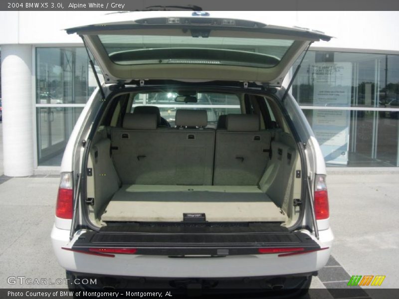 Alpine White / Grey 2004 BMW X5 3.0i