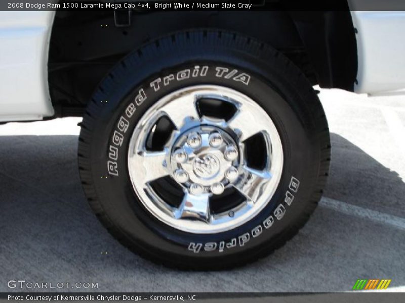 Bright White / Medium Slate Gray 2008 Dodge Ram 1500 Laramie Mega Cab 4x4