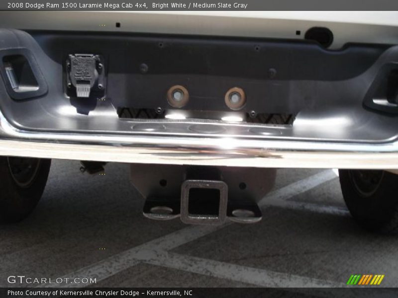 Bright White / Medium Slate Gray 2008 Dodge Ram 1500 Laramie Mega Cab 4x4