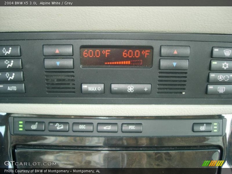 Alpine White / Grey 2004 BMW X5 3.0i