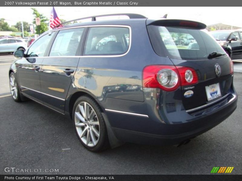 Blue Graphite Metallic / Classic Grey 2007 Volkswagen Passat 2.0T Wagon