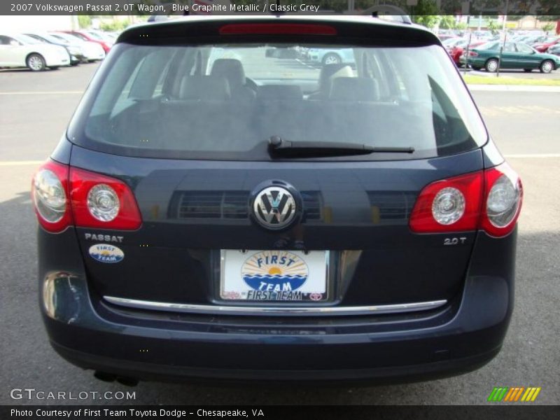 Blue Graphite Metallic / Classic Grey 2007 Volkswagen Passat 2.0T Wagon