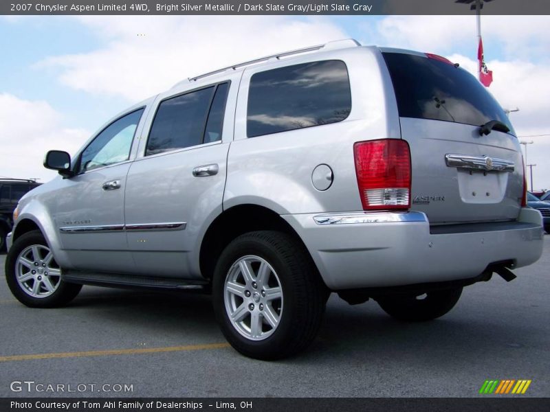Bright Silver Metallic / Dark Slate Gray/Light Slate Gray 2007 Chrysler Aspen Limited 4WD
