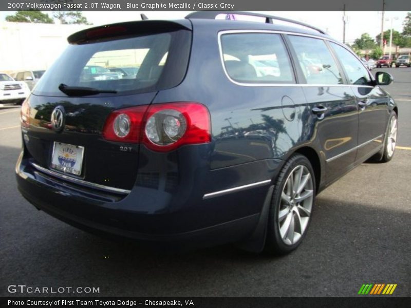 Blue Graphite Metallic / Classic Grey 2007 Volkswagen Passat 2.0T Wagon
