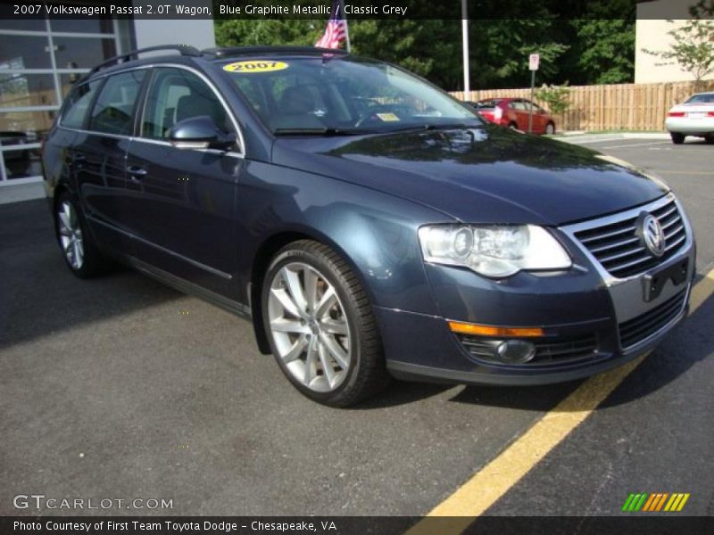Blue Graphite Metallic / Classic Grey 2007 Volkswagen Passat 2.0T Wagon