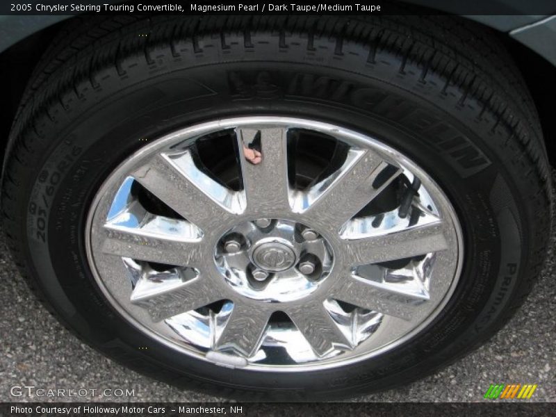Magnesium Pearl / Dark Taupe/Medium Taupe 2005 Chrysler Sebring Touring Convertible