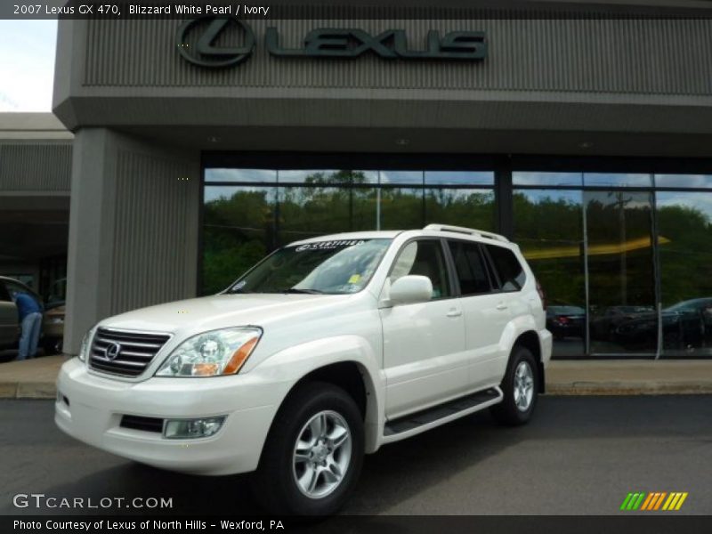 Blizzard White Pearl / Ivory 2007 Lexus GX 470