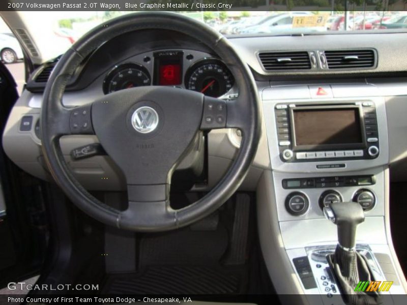 Blue Graphite Metallic / Classic Grey 2007 Volkswagen Passat 2.0T Wagon