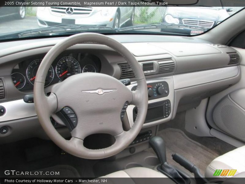 Magnesium Pearl / Dark Taupe/Medium Taupe 2005 Chrysler Sebring Touring Convertible