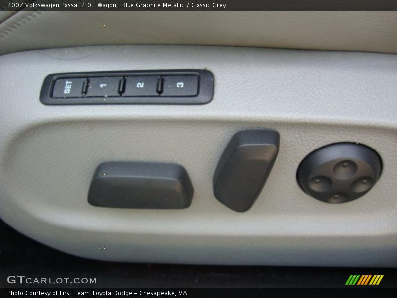 Blue Graphite Metallic / Classic Grey 2007 Volkswagen Passat 2.0T Wagon
