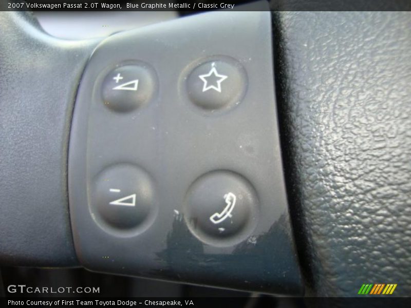 Blue Graphite Metallic / Classic Grey 2007 Volkswagen Passat 2.0T Wagon