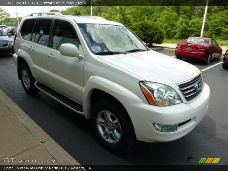 Blizzard White Pearl / Ivory 2007 Lexus GX 470