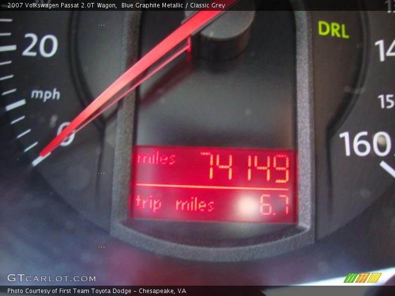 Blue Graphite Metallic / Classic Grey 2007 Volkswagen Passat 2.0T Wagon