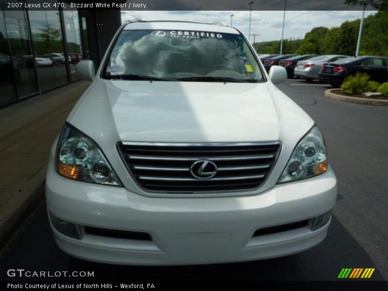 Blizzard White Pearl / Ivory 2007 Lexus GX 470
