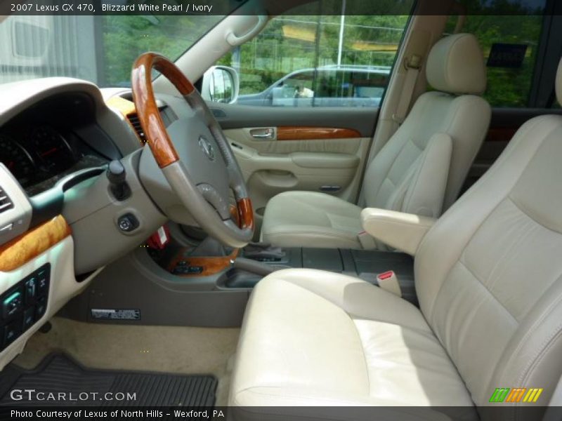 Blizzard White Pearl / Ivory 2007 Lexus GX 470