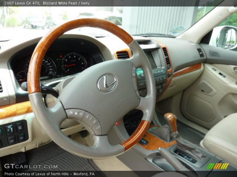 Blizzard White Pearl / Ivory 2007 Lexus GX 470