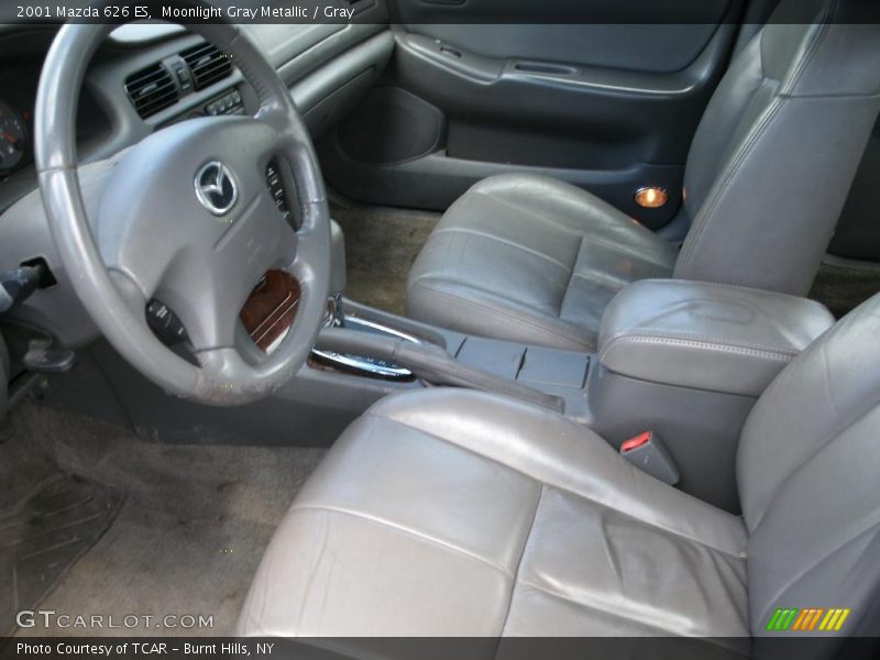 Moonlight Gray Metallic / Gray 2001 Mazda 626 ES