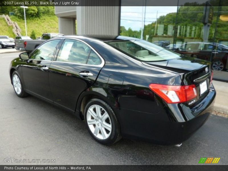 Black Onyx / Light Gray 2007 Lexus ES 350