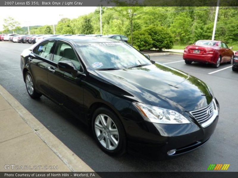 Black Onyx / Light Gray 2007 Lexus ES 350