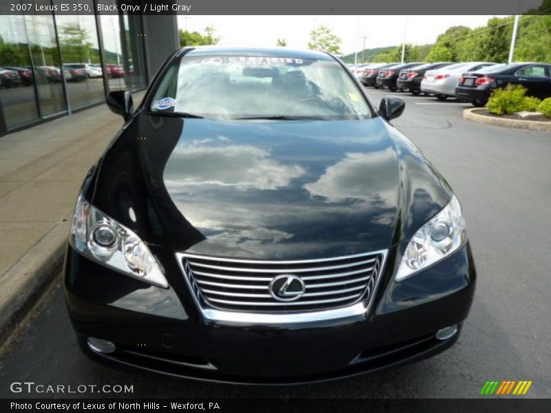 Black Onyx / Light Gray 2007 Lexus ES 350