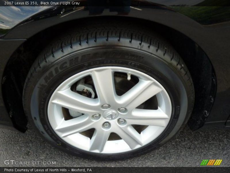 Black Onyx / Light Gray 2007 Lexus ES 350