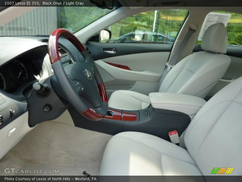 Black Onyx / Light Gray 2007 Lexus ES 350