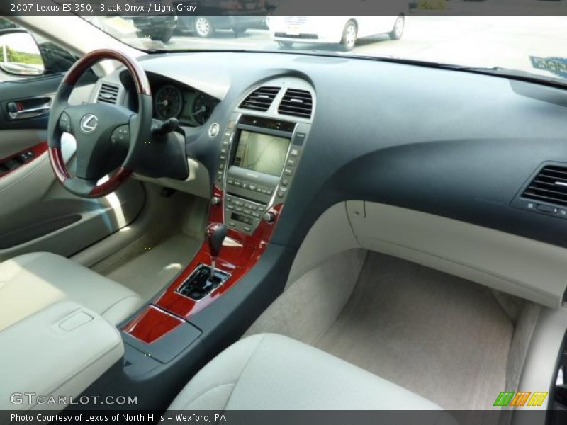 Black Onyx / Light Gray 2007 Lexus ES 350