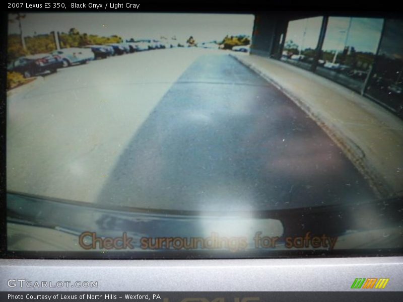 Black Onyx / Light Gray 2007 Lexus ES 350