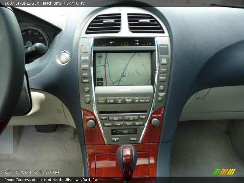 Black Onyx / Light Gray 2007 Lexus ES 350