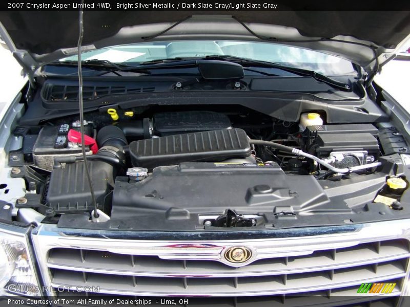 Bright Silver Metallic / Dark Slate Gray/Light Slate Gray 2007 Chrysler Aspen Limited 4WD