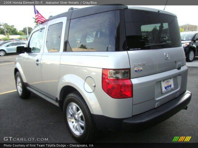 Alabaster Silver Metallic / Gray/Blue 2006 Honda Element EX-P