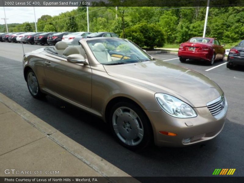 Egyptian Sand Pearl / Ecru 2002 Lexus SC 430
