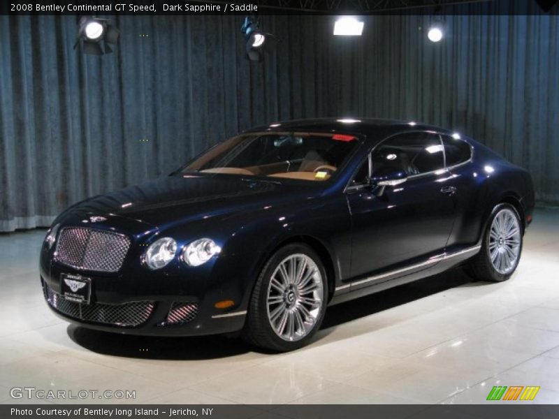 Dark Sapphire / Saddle 2008 Bentley Continental GT Speed