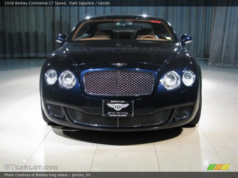 Dark Sapphire / Saddle 2008 Bentley Continental GT Speed