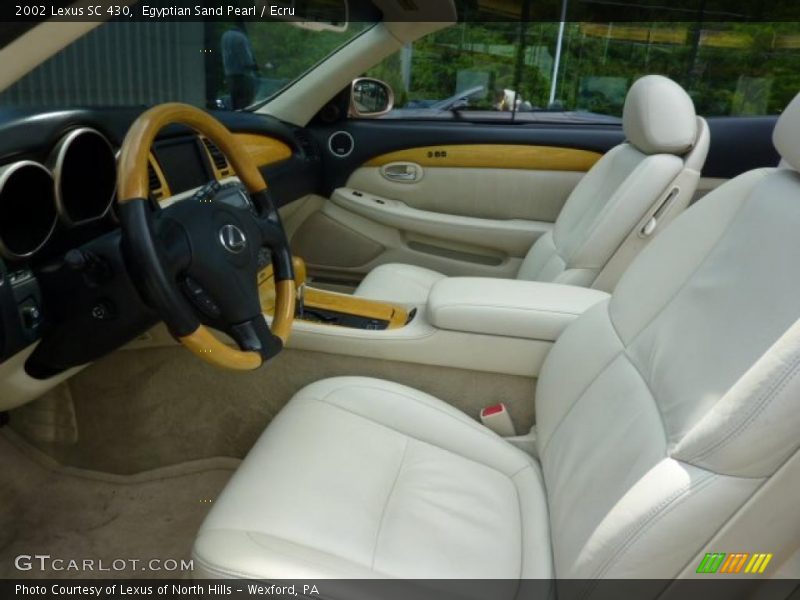 Egyptian Sand Pearl / Ecru 2002 Lexus SC 430