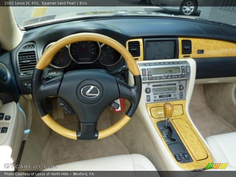 Egyptian Sand Pearl / Ecru 2002 Lexus SC 430