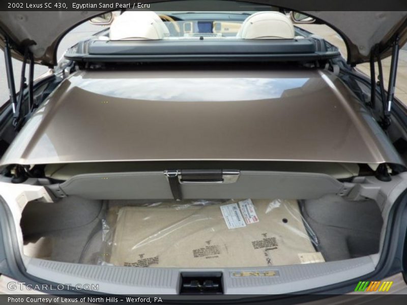  2002 SC 430 Trunk